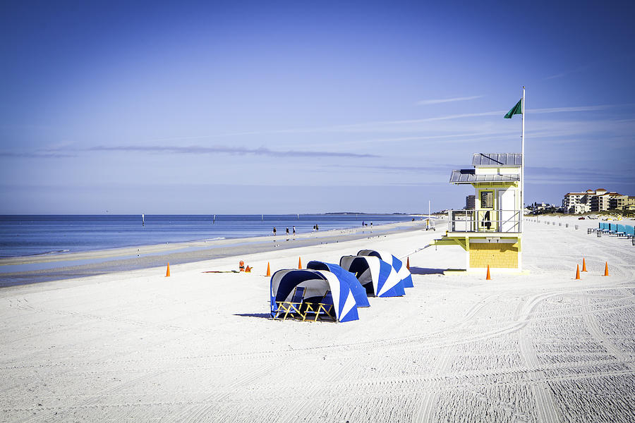 Clearwater Beach Morning Photograph by Erin Cadigan