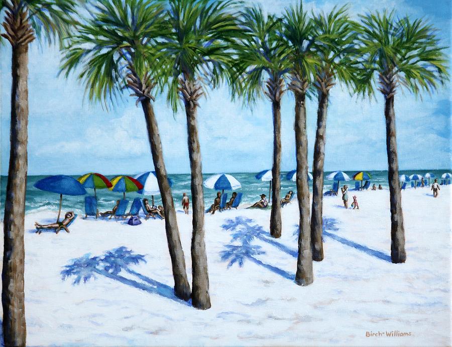 Clearwater Beach Morning Painting By Penny Birch-williams - Fine Art 