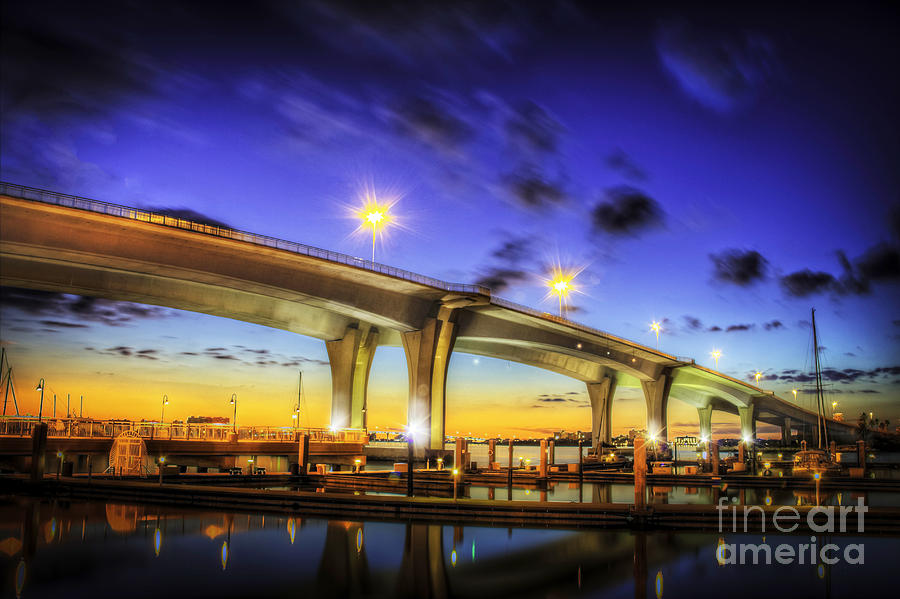 Clearwater bridge Photograph by Marvin Spates