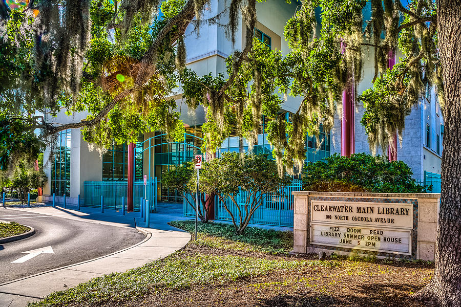 Clearwater Main Library Photograph by Jeff Donald - Fine Art America