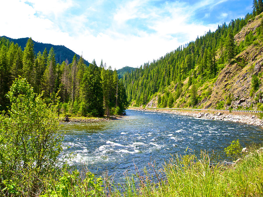 Clearwater River From Scenic Byway 12 In Idaho Photograph by Ruth Hager