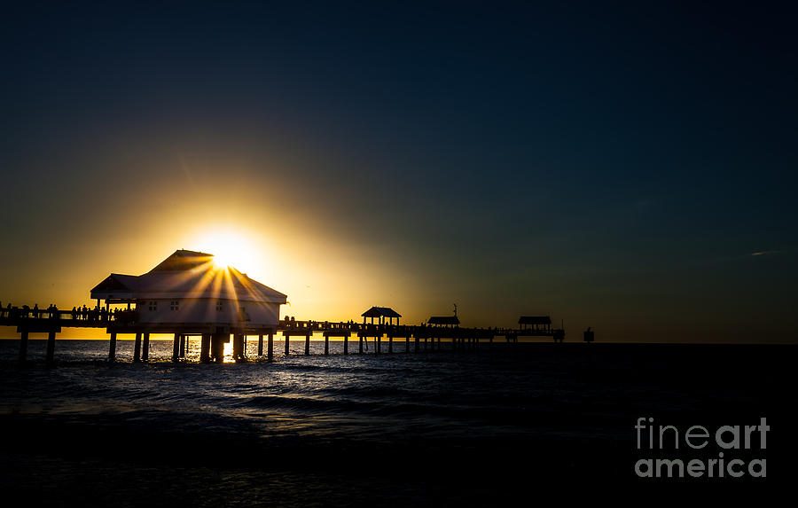Clearwater Sundown Photograph by Steven Reed