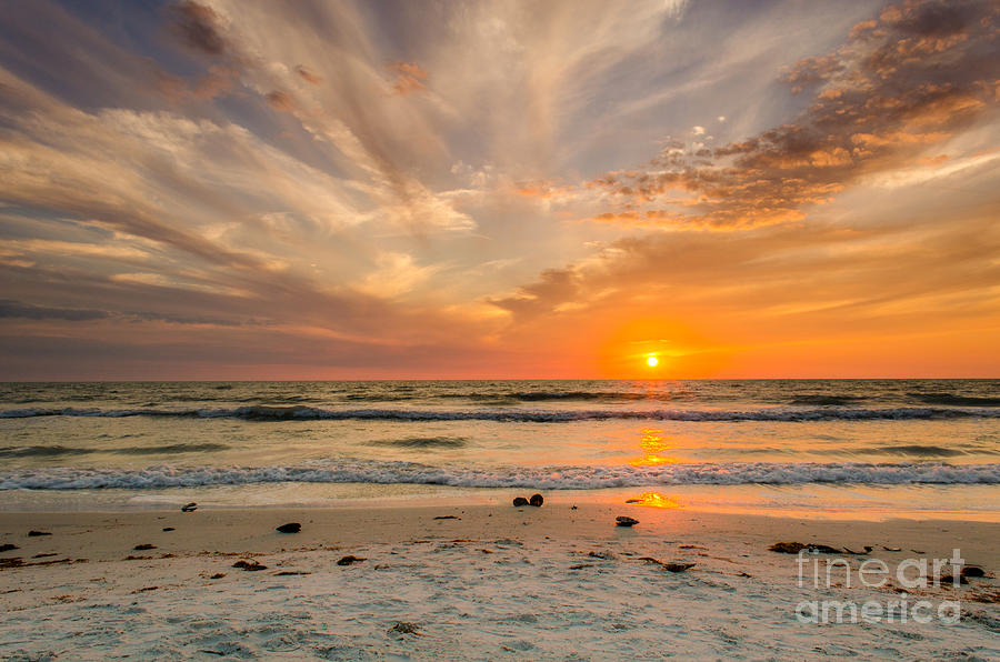 Nature Photograph - Clearwater Sunset by Mike Ste Marie