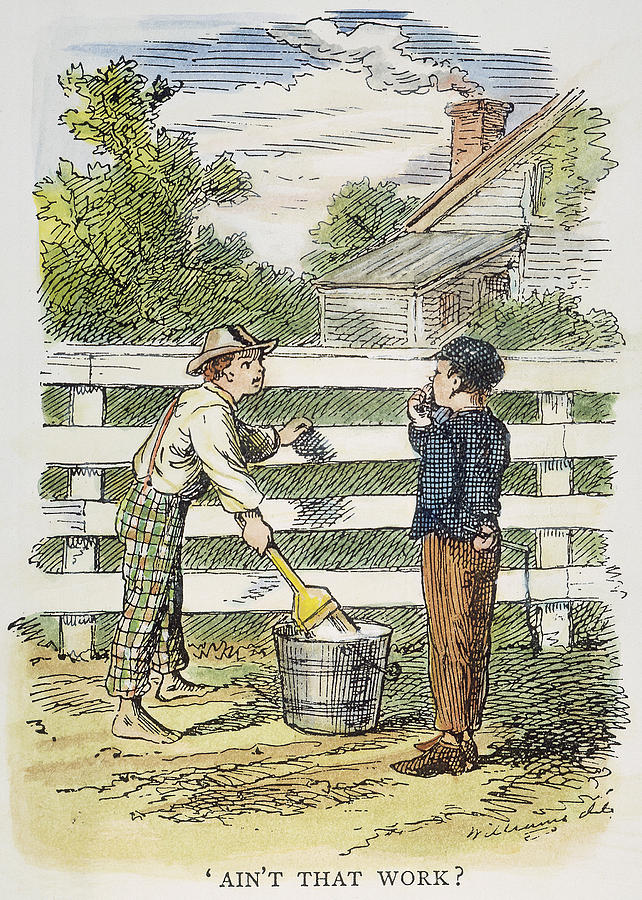 1876 Drawing - Clemens Tom Sawyer, 1876 by Granger