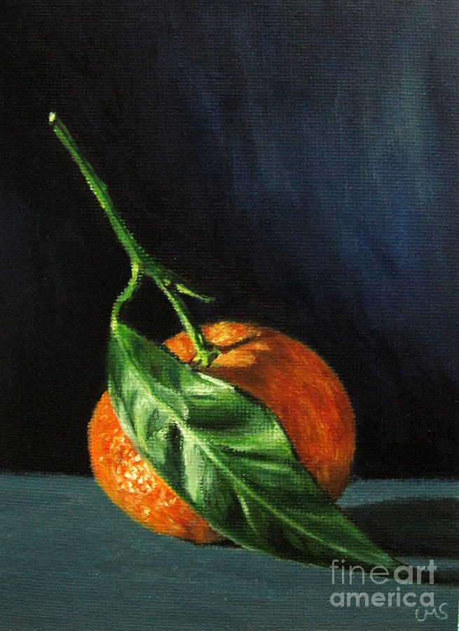 Clementine Painting by Ulrike Miesen-Schuermann