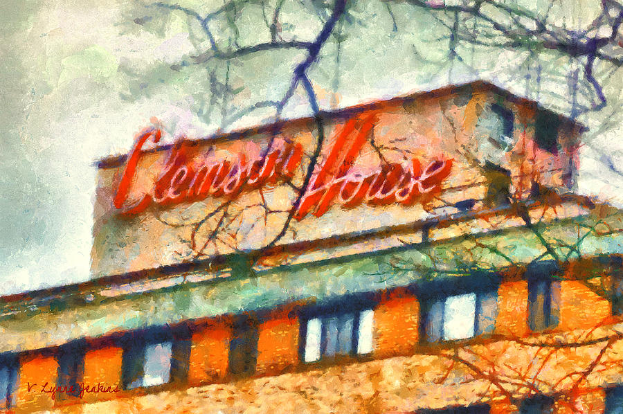 Clemson House Painting by Lynne Jenkins