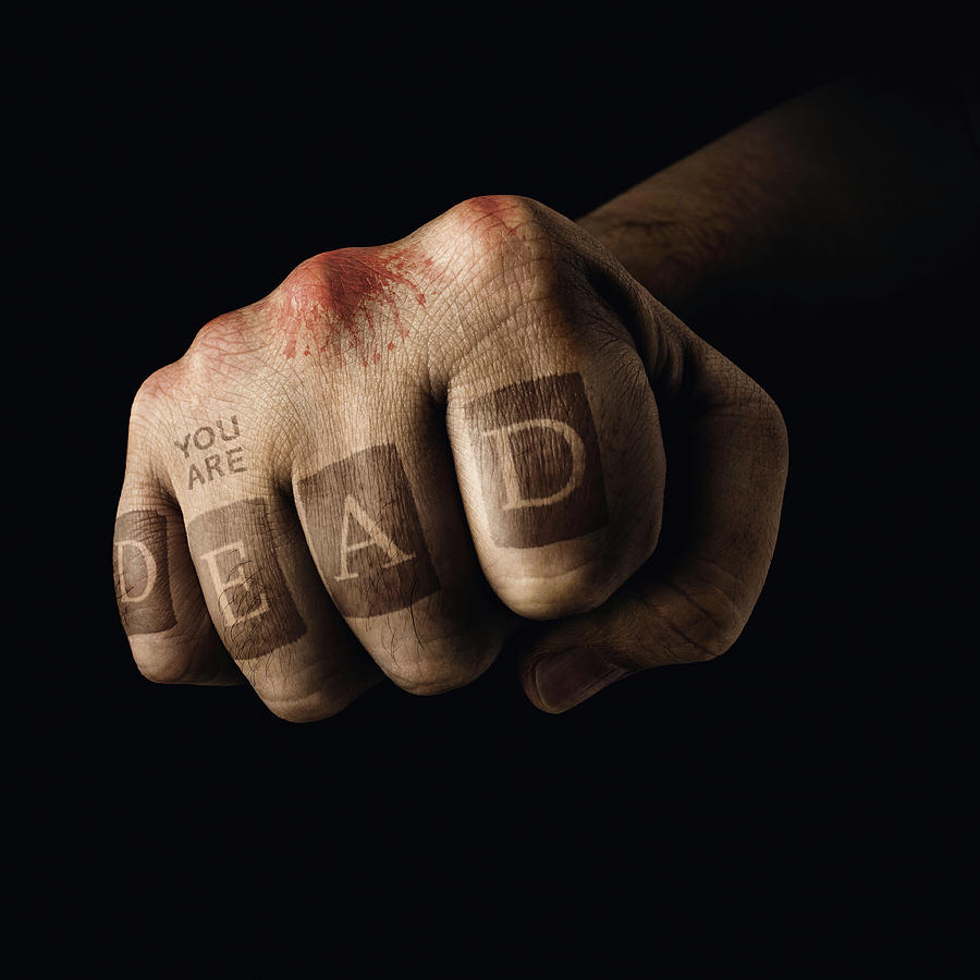 Clenched Fist With you Are Dead Photograph by Ktsdesign