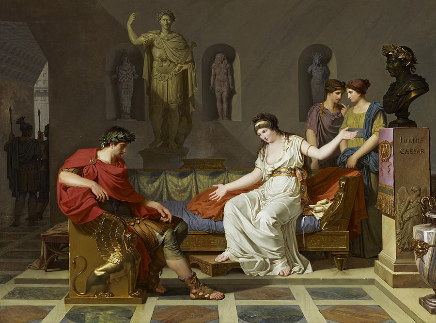 Queen Painting - Cleopatra and Octavian by Louis Gauffier