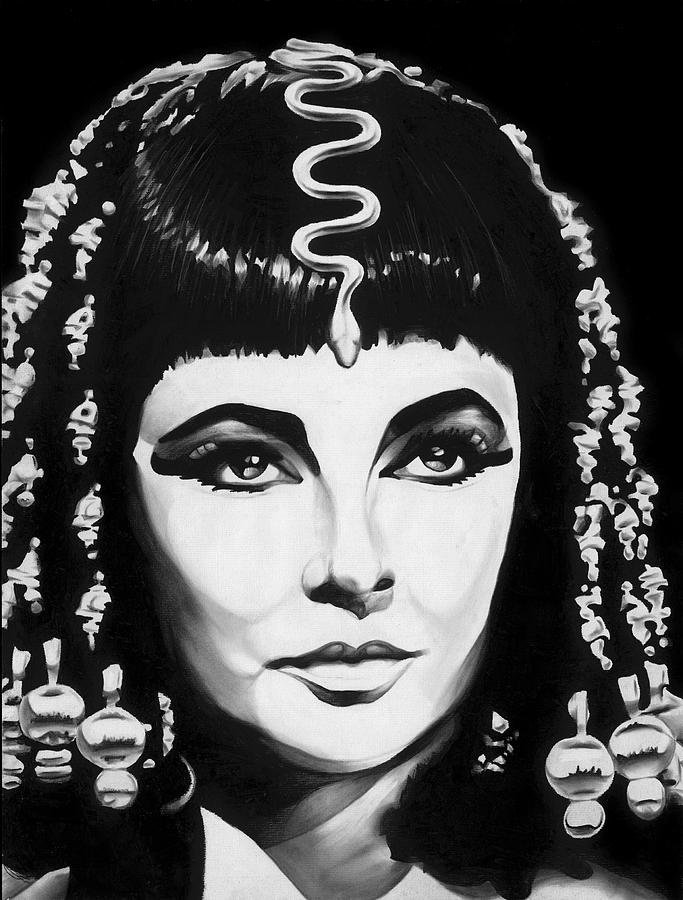 Cleopatra Drawing by Jeff Stroman