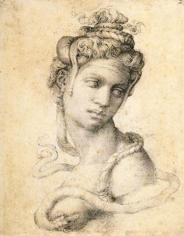 Michelangelo Painting - Cleopatra by Michelangelo Buonarroti