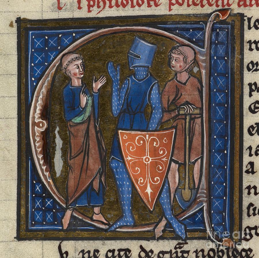 Cleric, Knight And Workman Photograph by British Library