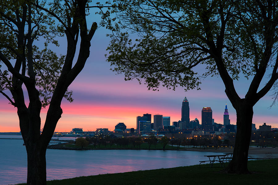 Cleveland at Dawn Photograph by Clint Buhler