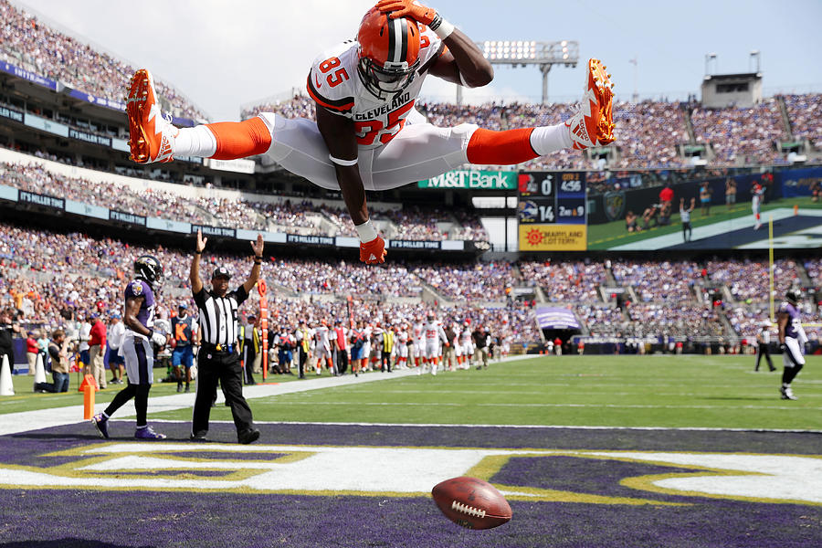 Cleveland Browns v Baltimore Ravens Photograph by Rob Carr