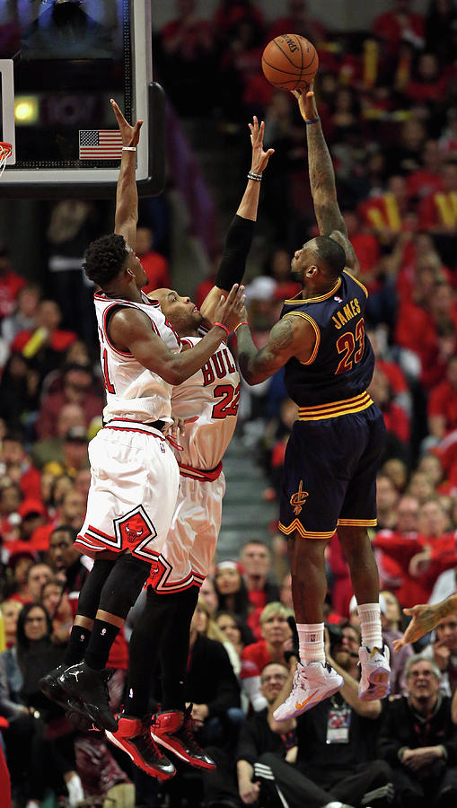 Lebron James Photograph - Cleveland Cavaliers V Chicago Bulls - by Jonathan Daniel