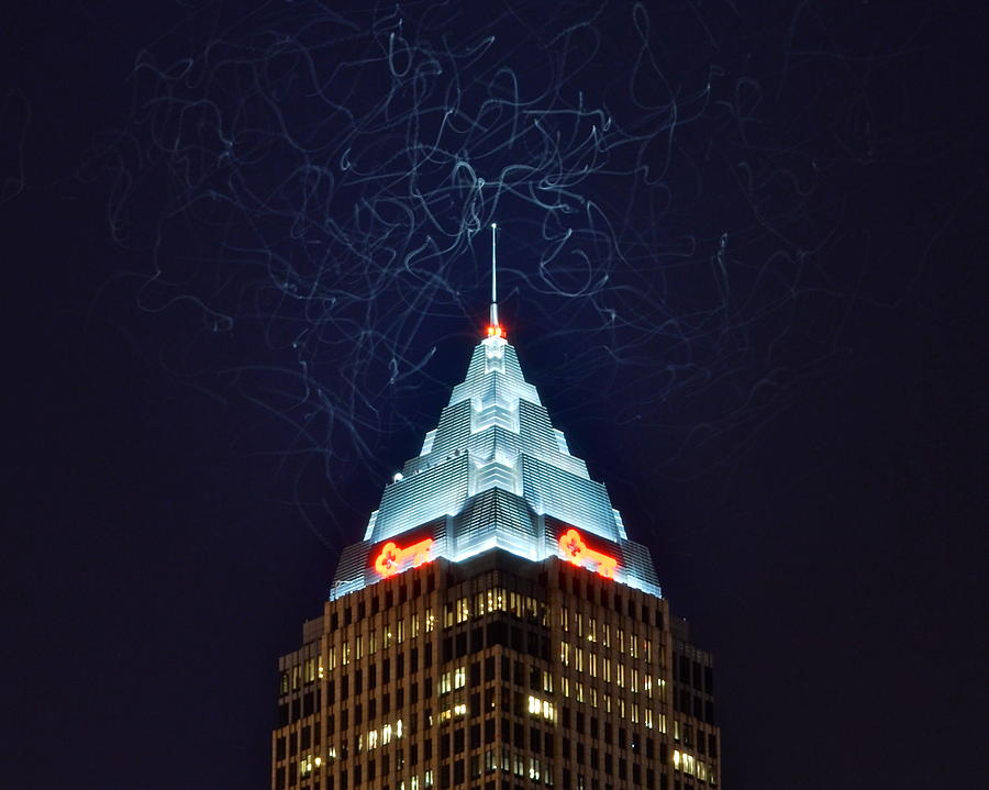 Cleveland Electrified Photograph by Frozen in Time Fine Art Photography