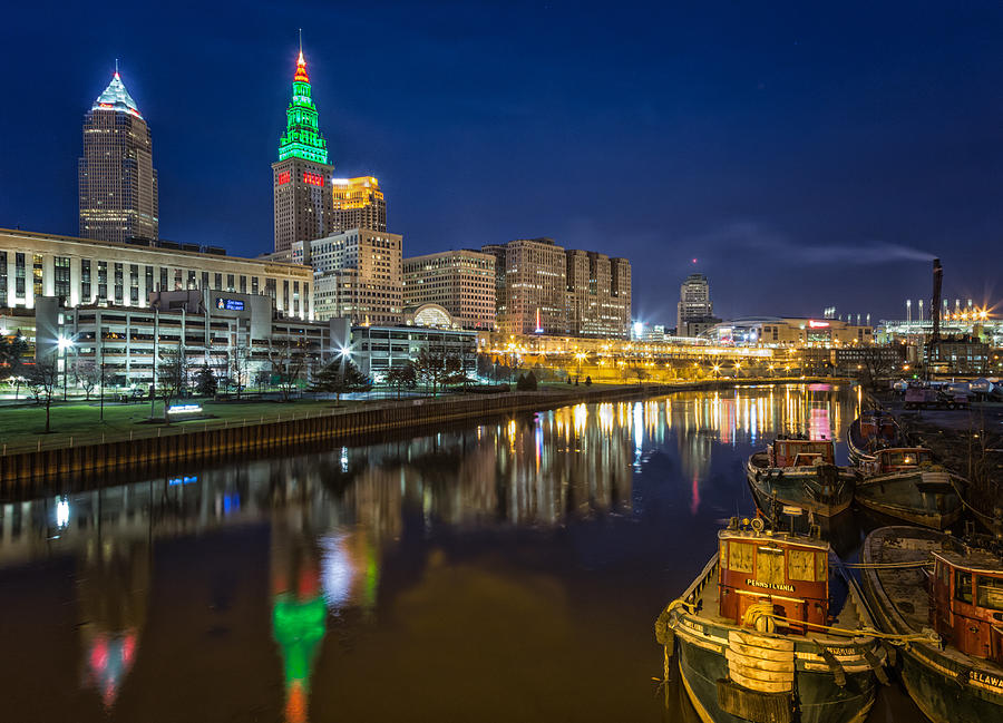 Cleveland from the Flats. Photograph by Jared Perry 