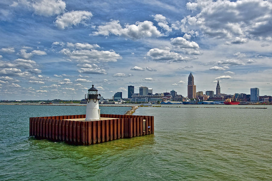 Architecture Photograph - Cleveland Harbor  by Marcia Colelli