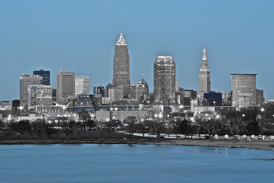 Cleveland in Selective Color Photograph by Frozen in Time Fine Art Photography
