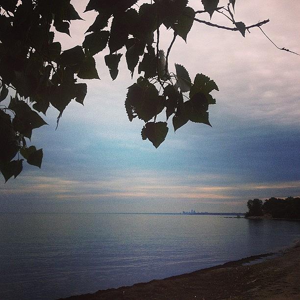 Cleveland Photograph - #cleveland #lakeerie #lake #water by Lauren C