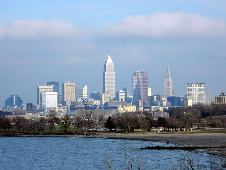 Cleveland Ohio Skyline Photograph