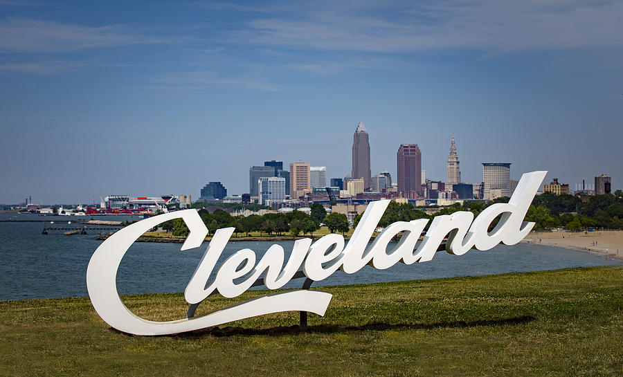 Cleveland Sign And Skyline Photograph by Photo by Mike Kline (notkalvin) Cleveland Sign And Skyline Photograph by Photo by Mike Kline (notkalvin)