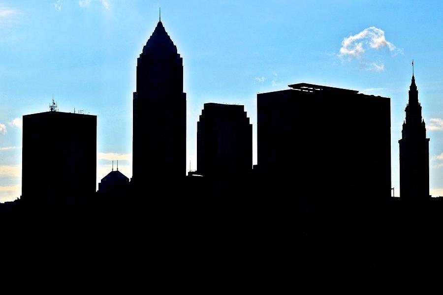 Cleveland Silhouetted Photograph