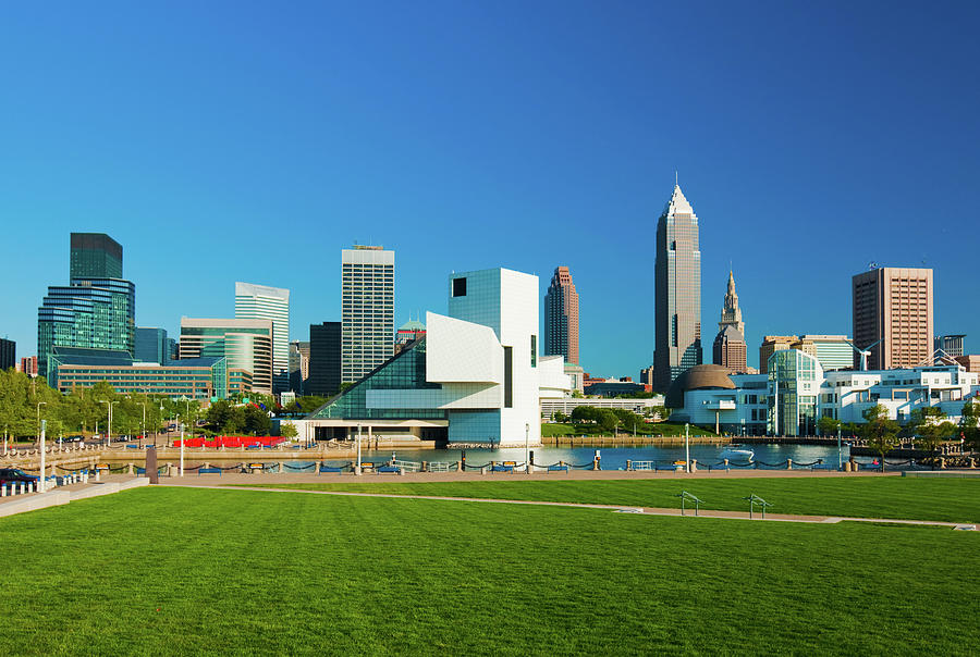 Cleveland Skyline And Park Photograph by Davel5957