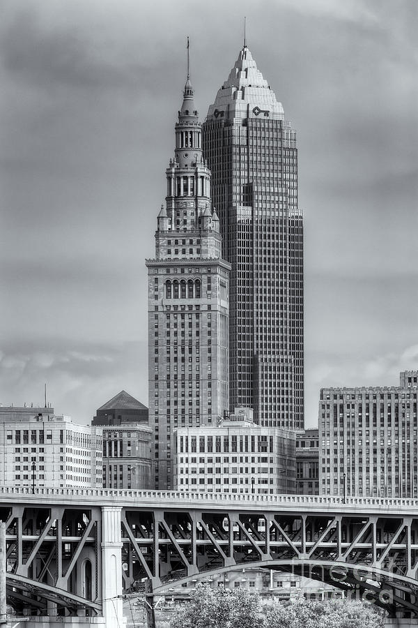 Cleveland Skyscrapers II Photograph by Clarence Holmes