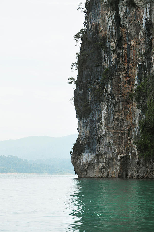 Cliff At Khao Sok National Park Photograph by Paul Taylor