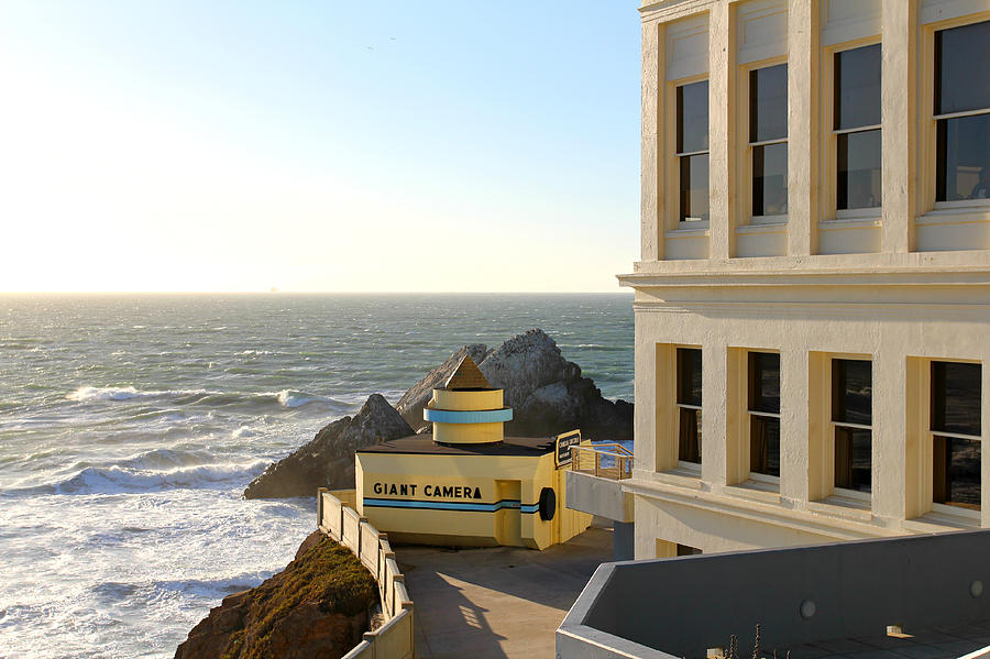 San Francisco Photograph - Cliff House Giant Camera by Steve Natale