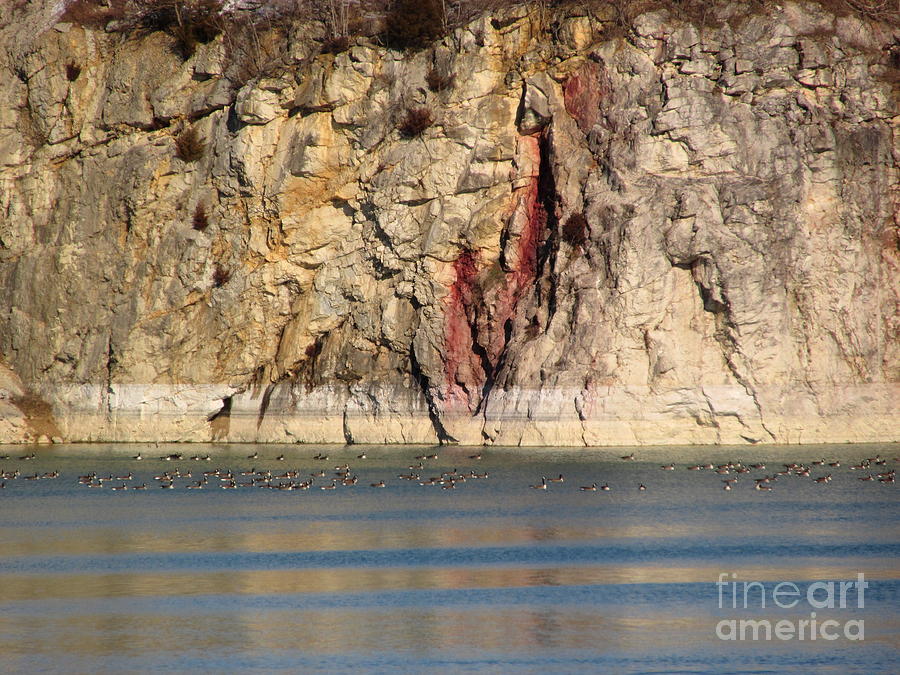 Cliff Lake Reflection Photograph by Joshua Bales