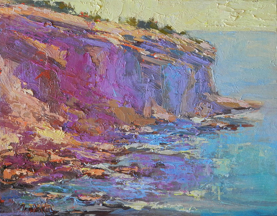 Oil Painting - Cliff Music by Kathleen Strukoff