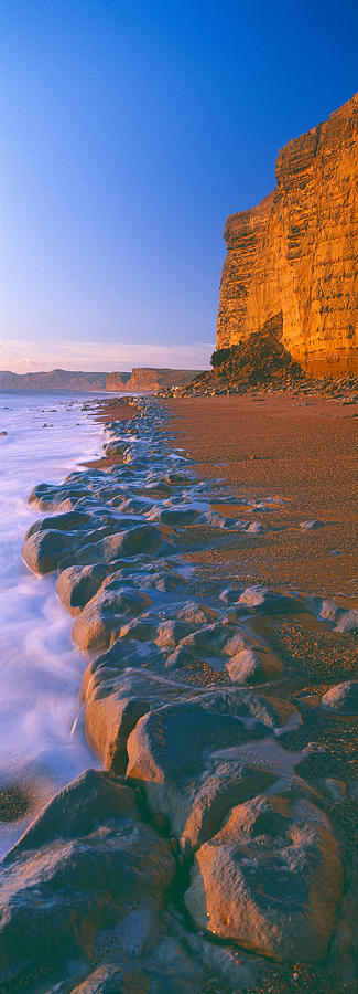 Nature Photograph - Cliff On The Beach, Burton Bradstock by Panoramic Images