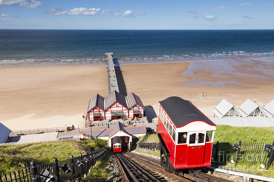 Cliff Railway Saltburn by the Sea Photograph by Colin and Linda McKie