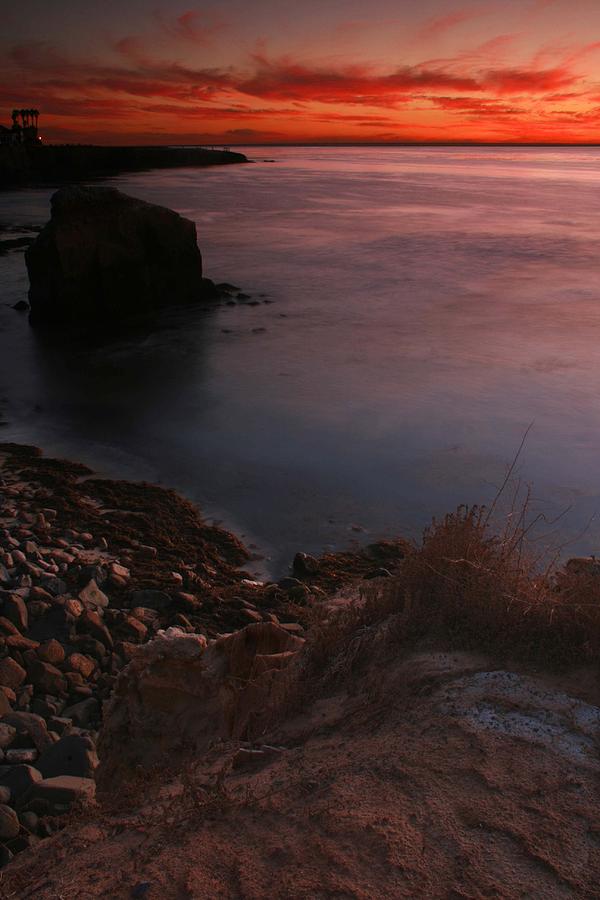 Cliff Sunset Photograph by Scott Cunningham