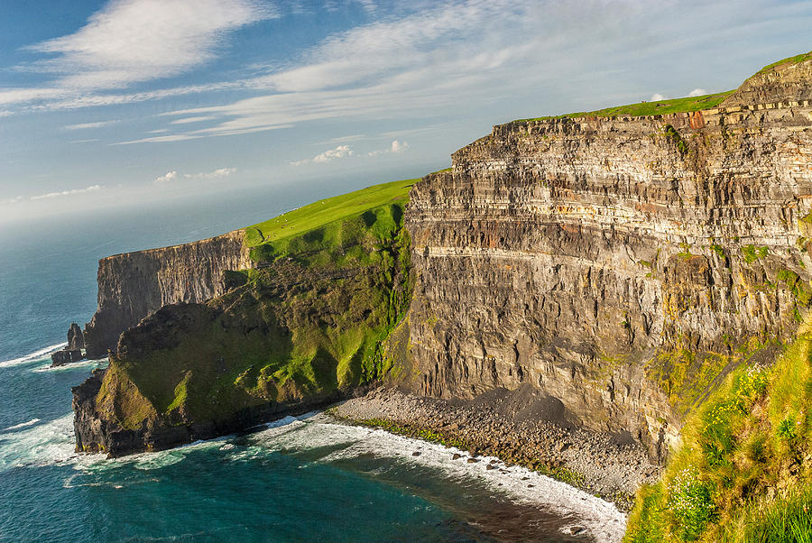 Cliff Views, Cliffs Of Moher, Ireland Photograph by James Steinberg
