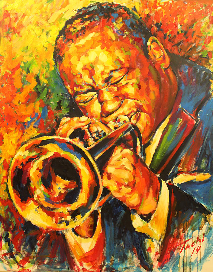 Jazz Painting - Clifford by Tachi Pintor