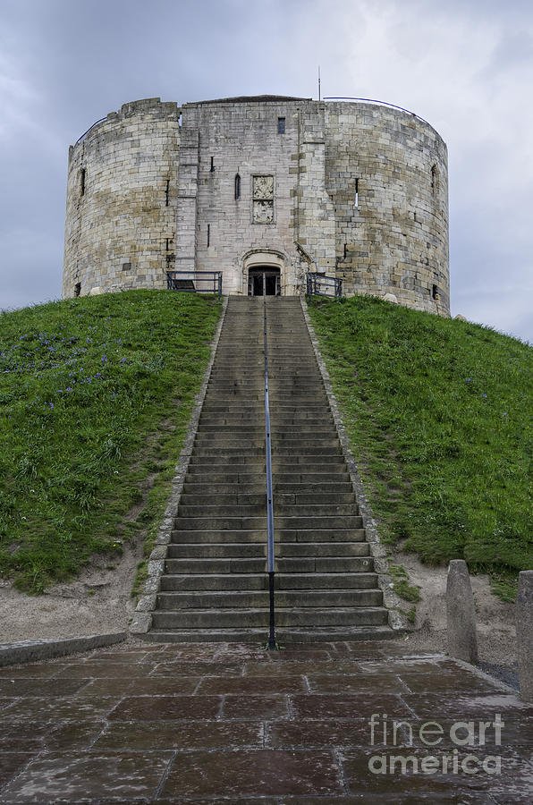 Cliffords tower Photograph by Steev Stamford