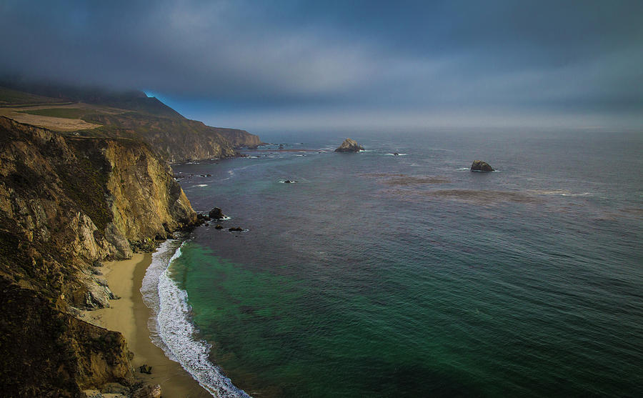 Cliffs Along California Pacific Highway Photograph by Krzysztof Hanusiak Photography