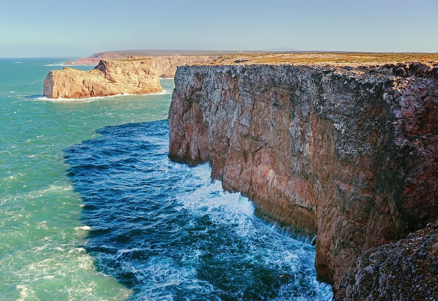 Cliffs Along The Coast Photograph by Ben Welsh / Design Pics
