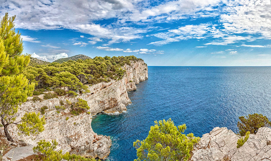 Cliffs in Telascica Nature Park Photograph by Patstock