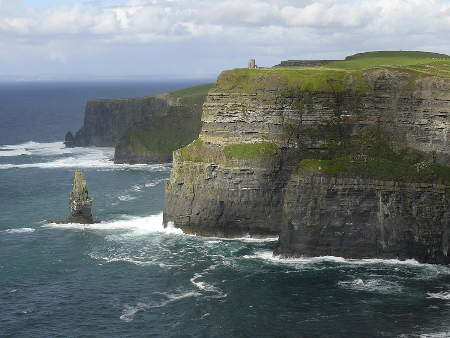 Castle Photograph - Cliffs of Moher 2 by Mike McGlothlen