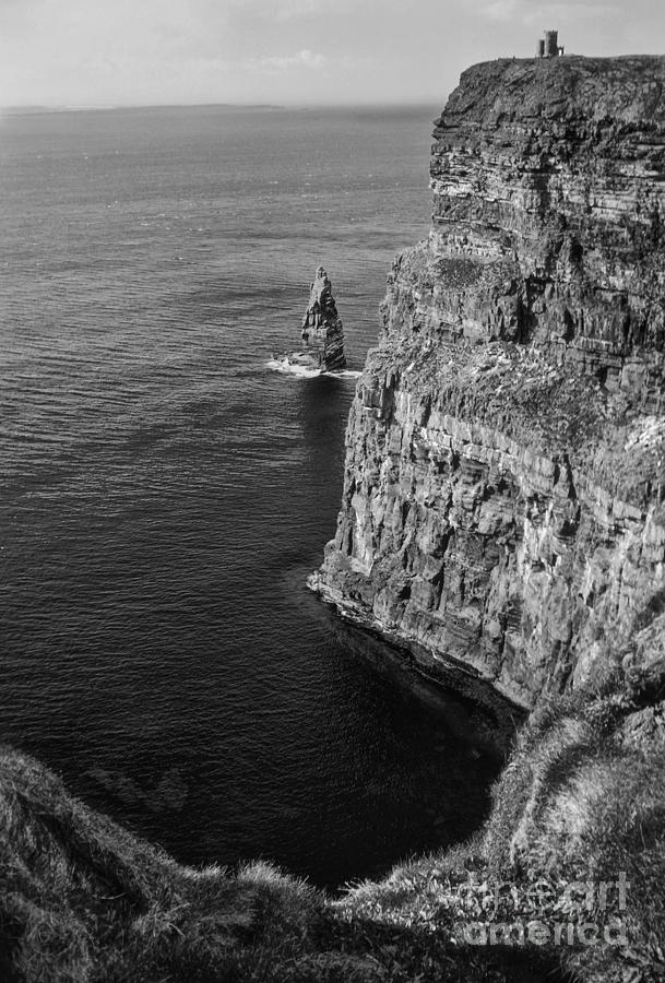Cliffs of Moher and OBriens Tower 2 Photograph by Bob Phillips