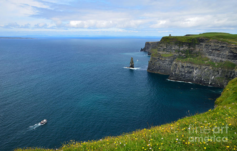 Harry Potter Photograph - Cliffs of Moher Looking North by RicardMN Photography