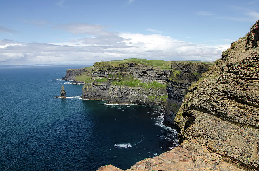Cliffs Of Moher Sunny Clear Ireland Photograph by M Timothy Okeefe