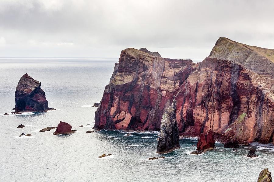 Cliffs Of Ponta De Sao Lourenco Photograph by Dr Juerg Alean
