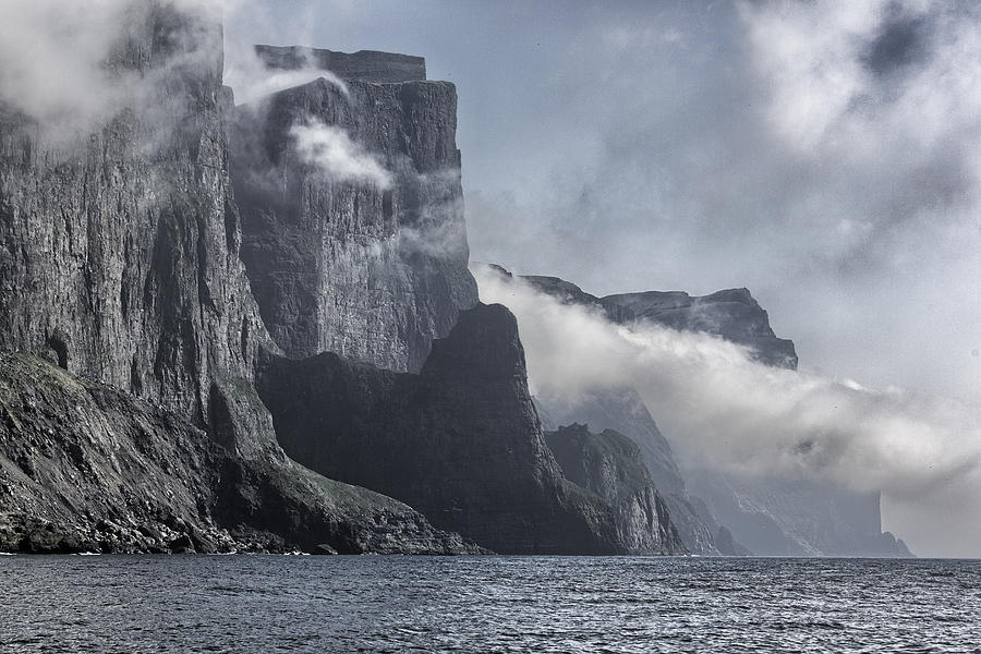 Cliffs On The West Side Of Streymoy Photograph by Sindre Ellingsen