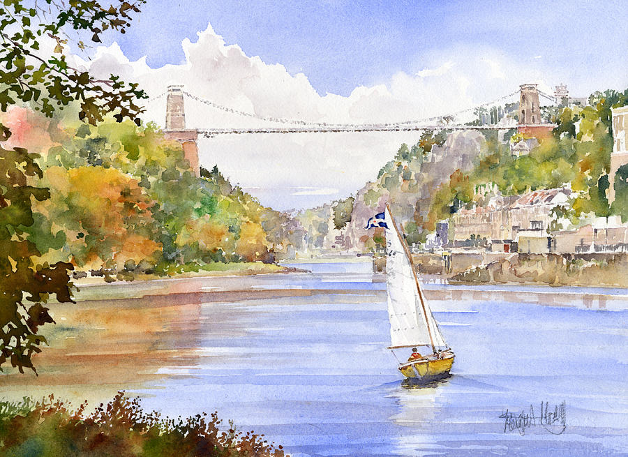 Clifton Suspension Bridge Painting by Margaret Merry