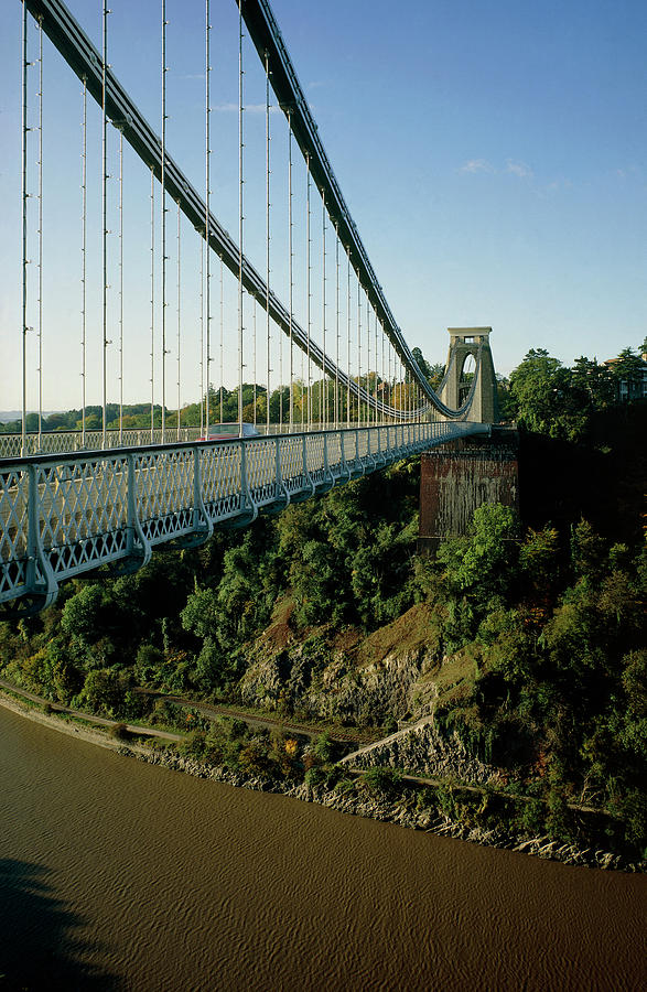 Bridge Photograph - Clifton Suspension Bridge by Martin Dohrn/science Photo Library