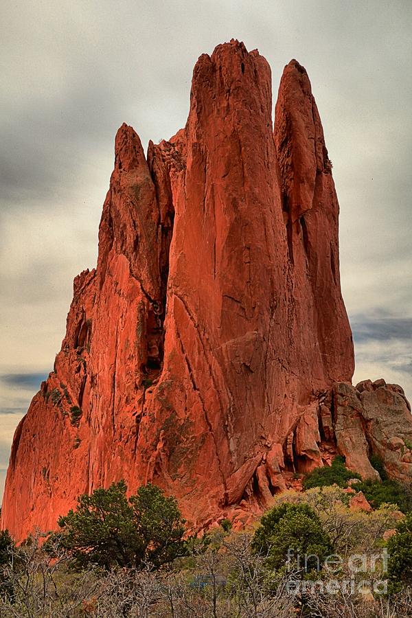Garden Of The Gods Photograph - Climbers Challenge by Adam Jewell
